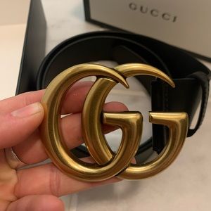 Like NEW Leather Gucci Belt with tags